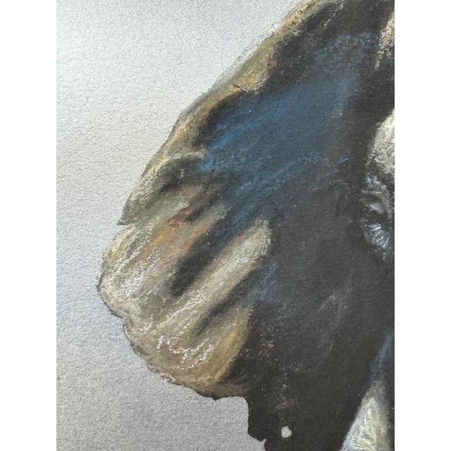 Peter Jepson (British, b.1936) African Bull Elephant at Letaba, Kruger National Park | Original Wildlife Painting c.1999 For Sale - Image 11 of 18
