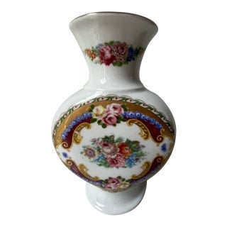 Vintage French Limoges Porcelain Vase Depos For Sale