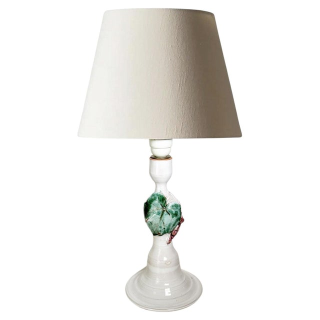 White Ceramic Table Lamp, France, 1980s For Sale - Image 13 of 13