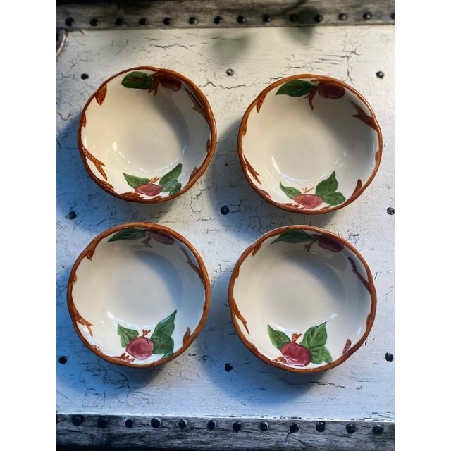1990s 1990s Franciscan Apple Coupe Cereal Bowls- Set of 4 For Sale - Image 5 of 7