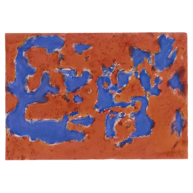 Homage to Alberto Burri - Oil Painting 2015 by Giorgio Lo Fermo 2015 For Sale