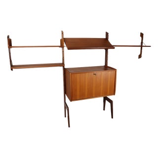 Scandinavian Modular Wall Bookcase from Blindheim Møbelfabrik, 1960s For Sale