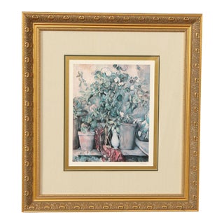 Paul Cezanne 'Potted Plants' Framed Print For Sale