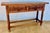 1940s Vintage Carved Walnut Console Table with Solomonic Legs and Two Drawers, 1940s For Sale - Image 5 of 15