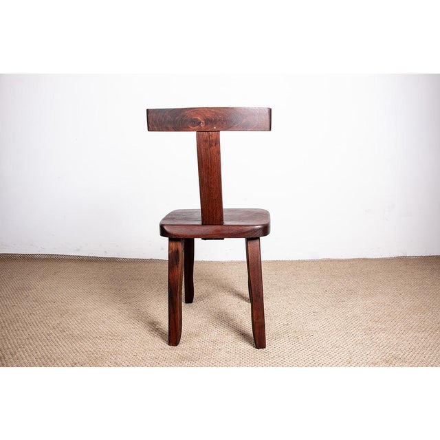 Scandinavian T Model Chairs in Elm in the style of Olavi Hanninen, 1960s, Set of 4 For Sale - Image 14 of 18