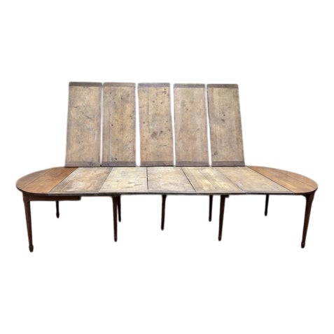 Oval Cherrywood 25-Seater Table For Sale