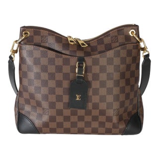 Black Damier Ebene Odeon MM For Sale