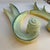 Stone 1940s American Chalk Paster Leaf Design Candle Wall Sconces a Pair For Sale - Image 7 of 11