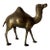 1980s Vintage Solid Brass Camel Figurine Sculpture For Sale