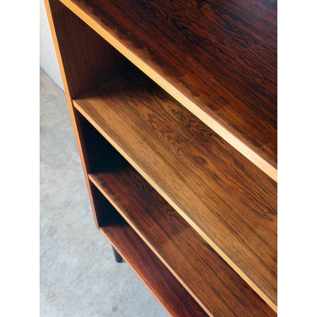 1960s Viby J Rosewood Open Shelf Bookcase Unit Danish Mid-Century Modern 1960s For Sale - Image 5 of 10