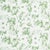 Sample - Schumacher X Jill Lasersohn Toile De La Prairie Fabric in Green For Sale