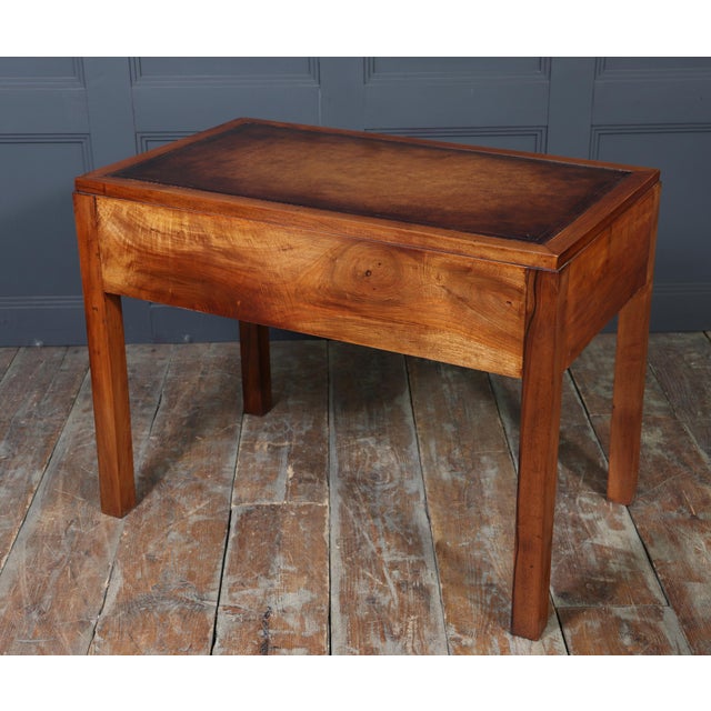 French Art Deco Walnut Writing Desk, 1930 For Sale - Image 14 of 17