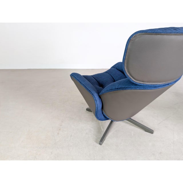 Set of Lounge Chair with Ottoman by Cédric Ragot for Roche Bobois For Sale - Image 10 of 11
