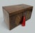 Late 18th Century Antique Georgian Mahogany Satinwood Inlaid Jewelry Cigar Conch Shell Casket Box For Sale - Image 5 of 9