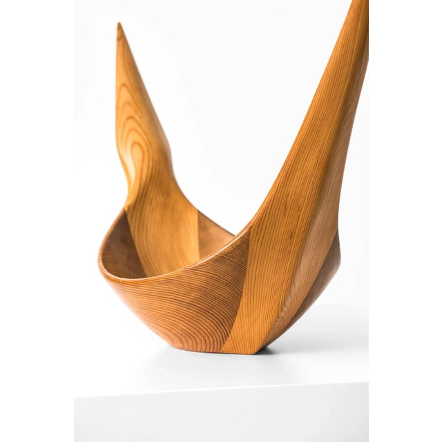 Rare large sculpture bowl designed by Johnny Mattsson. Produced by Johnny Mattsson in Sweden. This piece is attributed to...