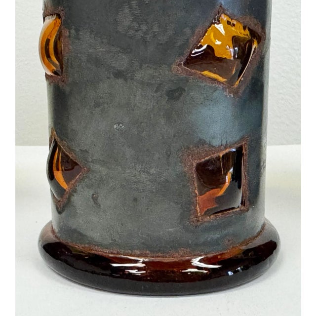 Metal Vintage MCM Felipe Derflingher Brutalist Tumbler Glasses, Set of 7 For Sale - Image 7 of 7