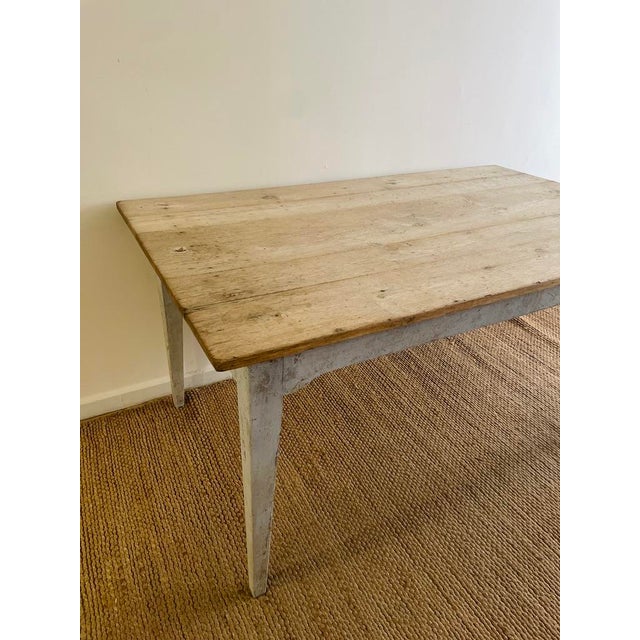 Rustic French Dining Table in Oak For Sale - Image 3 of 6