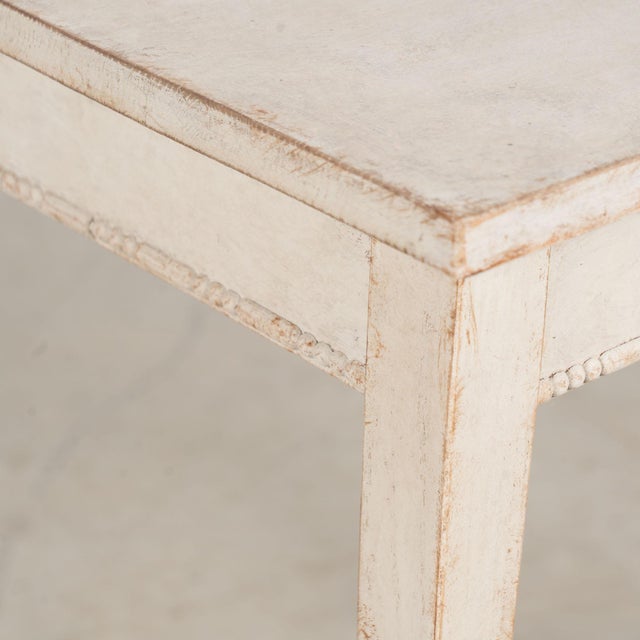 Wood Pair, Early 20th Century Swedish Gray Side Tables For Sale - Image 7 of 13