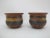 1980s Wally Schwab Pacific Nw Stoneware Studio Pottery Small Pot or Punch Cup Set of 8 For Sale - Image 5 of 11