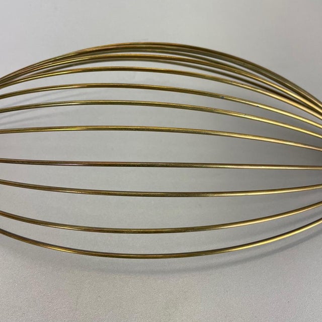 Large Minimalist Brass Fruit Bowl Shell from Carl Auböck, Austria, 1950s For Sale - Image 16 of 18