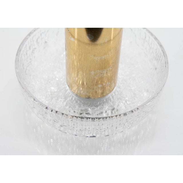 1970s Crystal and Brass Vase by Kristall Krisla, 1970s For Sale - Image 5 of 7