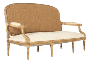 Large 19th Century French Giltwood Sofa