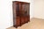 Kindel Furniture Kindel Furniture Georgian Carved Mahogany Lighted Breakfront Bookcase Cabinet For Sale - Image 4 of 12