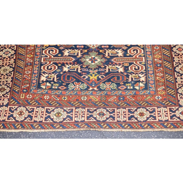 Textile Antique Perpedil Rug 3'7'' x 4'10'' For Sale - Image 7 of 11