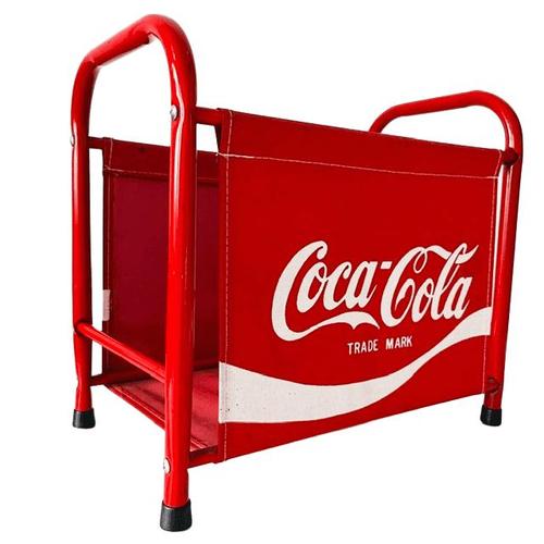 Red Vintage Coca-Cola Magazine Rack Collectors Item, 1980s For Sale - Image 8 of 8