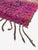 Beni M'Guild Rug | Handwoven Berber Wool Rug with Magenta Band and Navy Diamond Lattice This striking Beni M'Guild rug...
