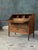 Solid walnut French Louis XVI style desk with drop front. Early 19th century with brass hardware. In great structural...