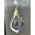 Violet Vintage Sterling Silver Amethyst Drop Earrings For Sale - Image 8 of 12