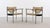 Beautiful pair of armchairs designed by Team Form AG for Lübke in the 1960s. An armchair marked with a sticker on the...