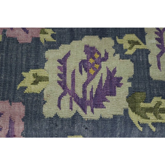 2020s Floral Kilim Bench For Sale - Image 5 of 8