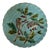 Vintage Earthenware Plate with Bird Motif For Sale