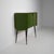 Italian Sideboard in Green Lacquered Wood with Oak Interior and Black Legs, 1950s For Sale - Image 10 of 14