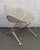 Mid 20th Century Pair of Italian White Metal Clamshell Outdoor Chairs by Tempestini, Attributed For Sale - Image 10 of 14