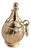 Vintage Two-Tone Gold Chianti Wine Bottle Charm Pendant, 1960s For Sale
