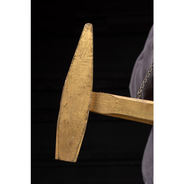 Late 19th to early 20th-century figural wooden advertising sign for the Hammer Dry Plate Company of St. Louis, Missouri,...