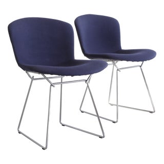 Vintage Chairs by Harry Bertoia for Knoll International, 1950s, Set of 2 For Sale