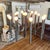 Gaetano Sciolari 1970s Style After Gaetano Sciolari Brutalist Wrought Iron Candlestick Chandelier - For Sale - Image 4 of 8