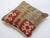 A one-of-a-kind handwoven Afghan wool kilim accent pillow featuring patchwork of geometric motif blocks. Cut and sewn by...