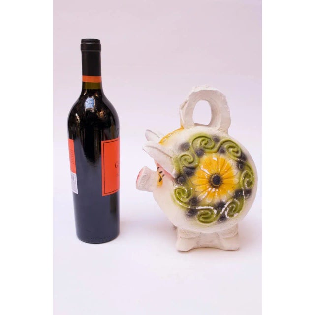 Mid-Century American Painted Chalkware Pig For Sale In New York - Image 6 of 13