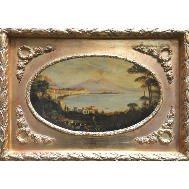 2000 - 2009 View of Naples, Posillipo School, Italy, Oil on Canvas, Framed For Sale - Image 5 of 5