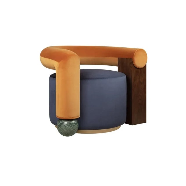 Galatea Armchair by Malabar For Sale - Image 4 of 6