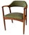 Kosuga Mid-Century Modern Kosuga Armchair With Original Green Tweed Upholstery, Japan, C. 1960s–1970s For Sale - Image 4 of 17