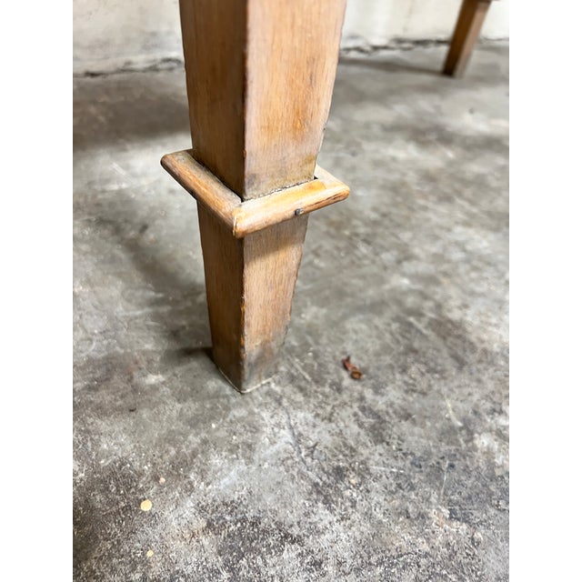 French Style Marble Top Desk Table For Sale In Richmond - Image 6 of 9