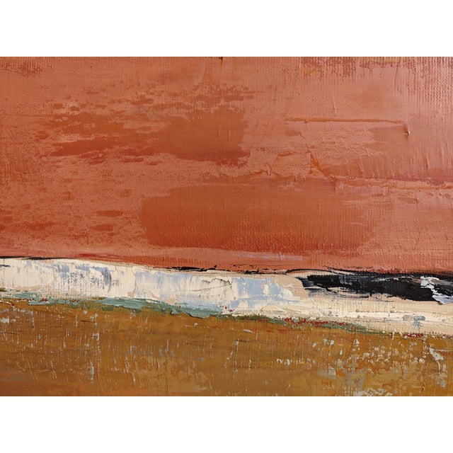 2020s Lueur Fauve, Abstract Landscape, Contemporary, Framed by Sophie Dumont For Sale - Image 5 of 7