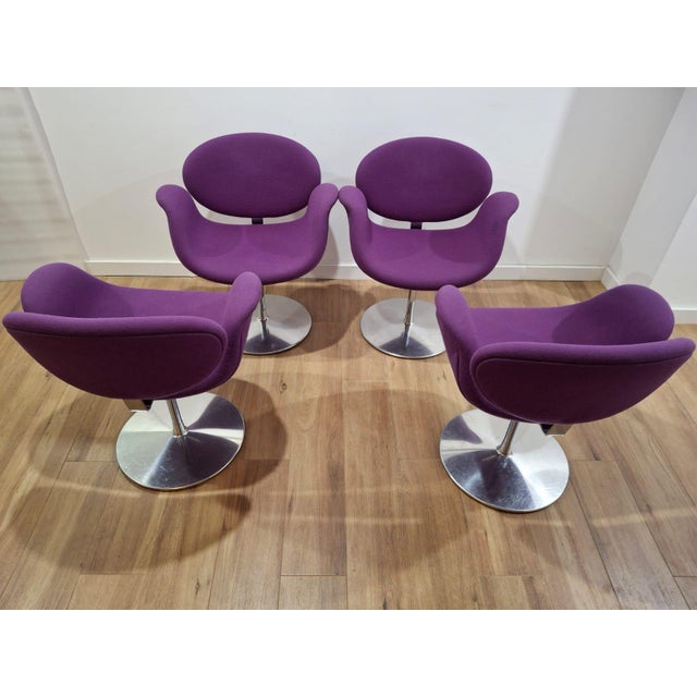 Dutch Armchairs by Pierre Paulin for Artifort, 1980s, Set of 4 For Sale - Image 12 of 14