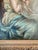 19th Century English or French School Mother and Daughter Portrait Painting For Sale - Image 12 of 16